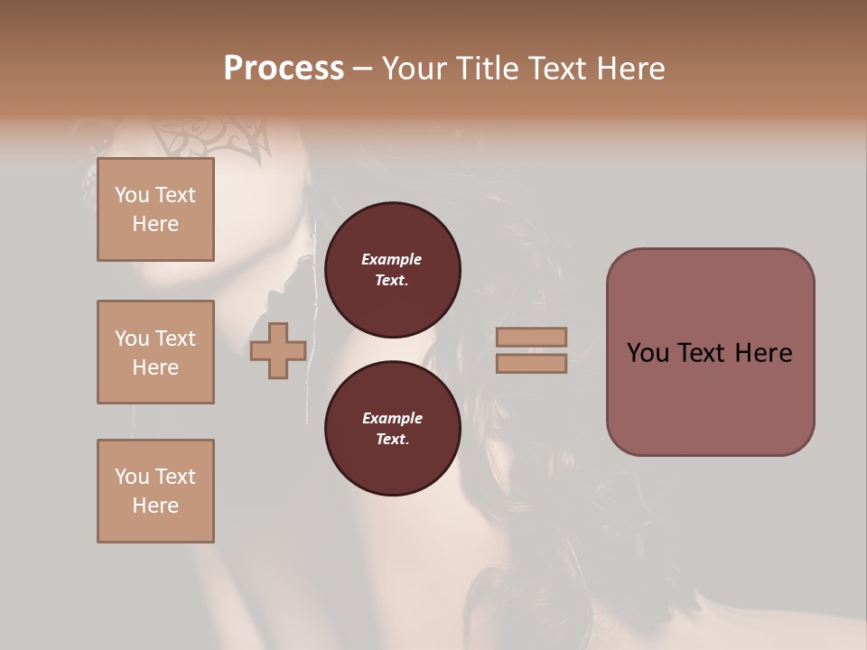 Show Portrait Eye PowerPoint Template