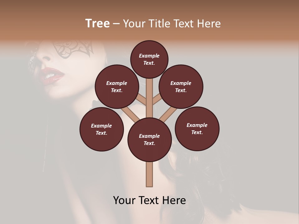 Show Portrait Eye PowerPoint Template