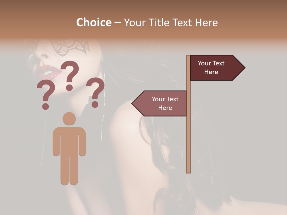 Show Portrait Eye PowerPoint Template