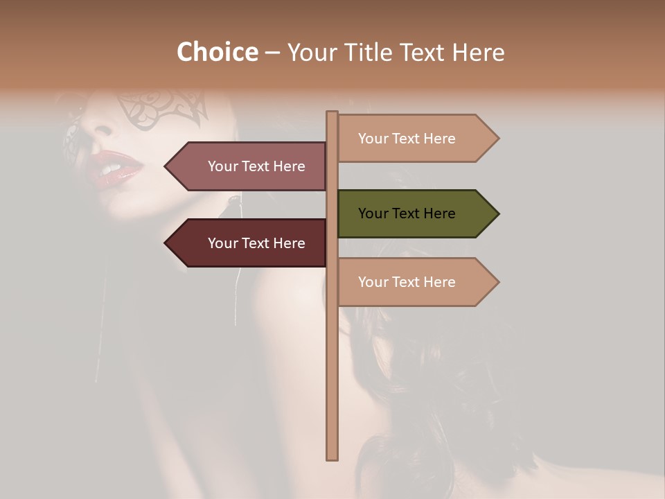 Show Portrait Eye PowerPoint Template