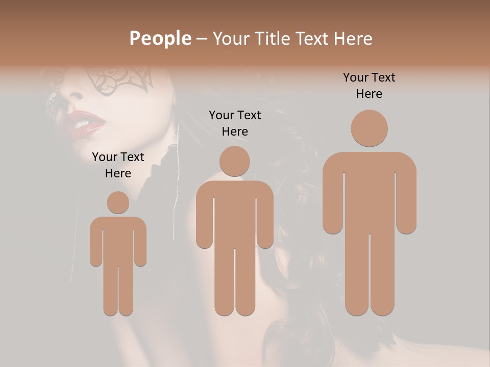 Show Portrait Eye PowerPoint Template