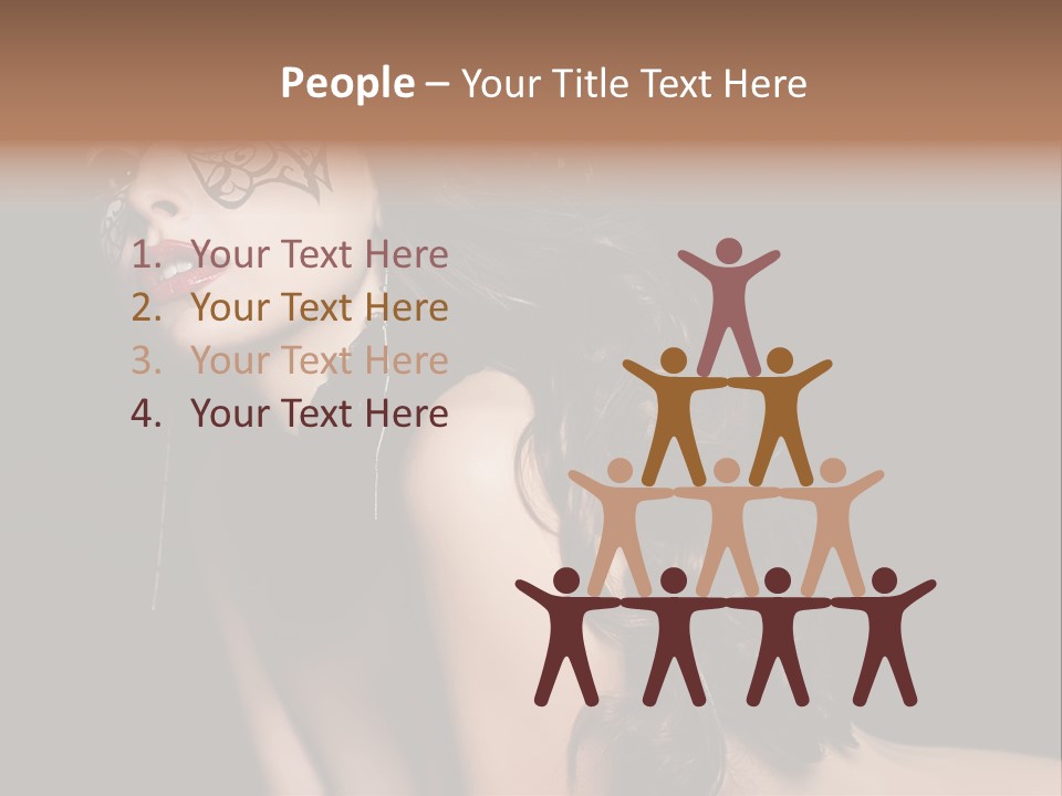 Show Portrait Eye PowerPoint Template