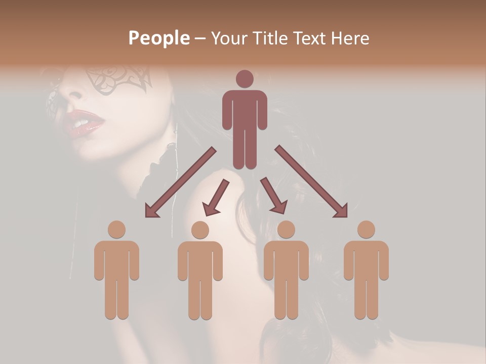 Show Portrait Eye PowerPoint Template