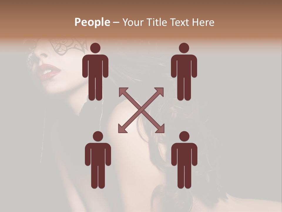 Show Portrait Eye PowerPoint Template