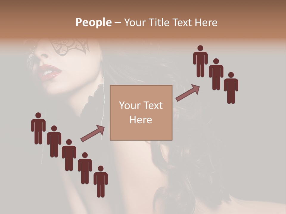 Show Portrait Eye PowerPoint Template