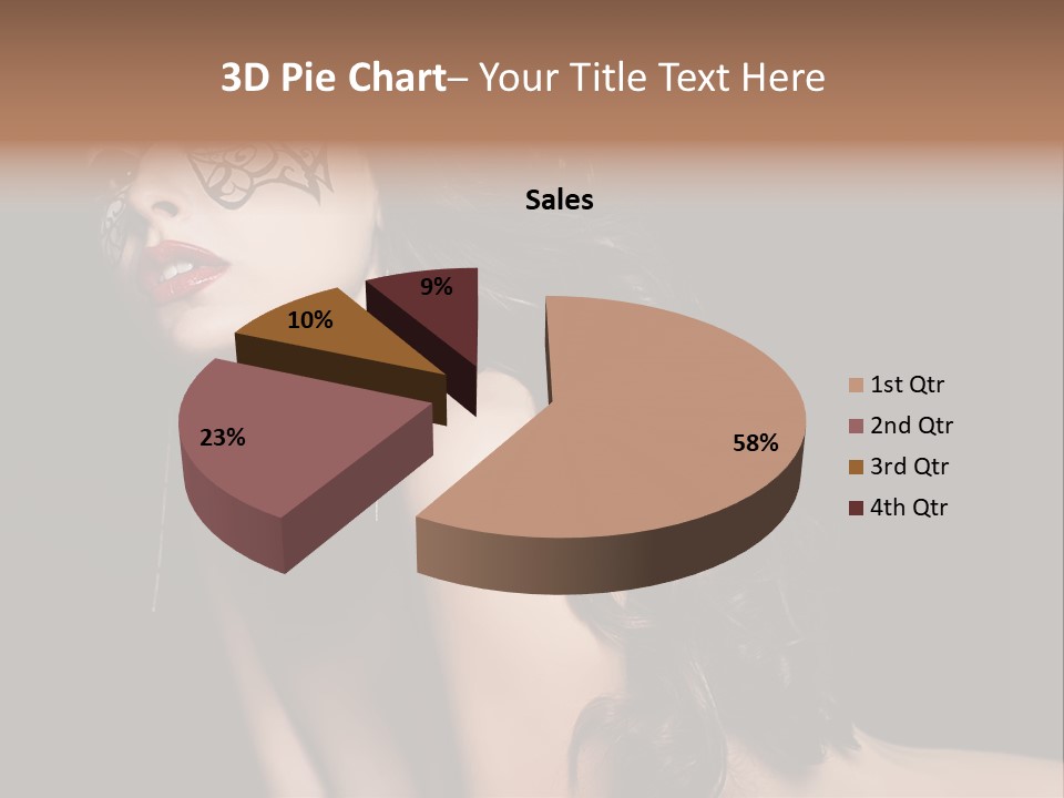 Show Portrait Eye PowerPoint Template