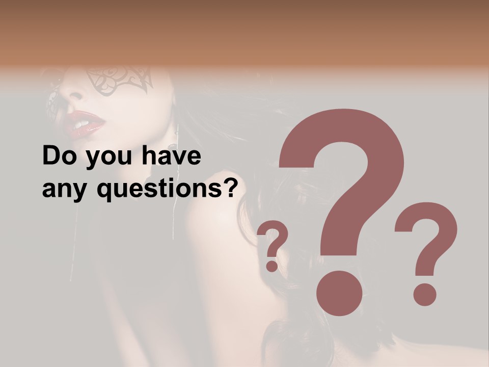 Show Portrait Eye PowerPoint Template