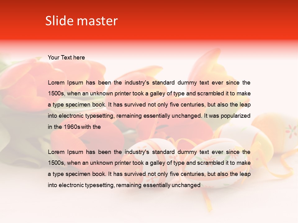 Decoration Holiday Springtime PowerPoint Template