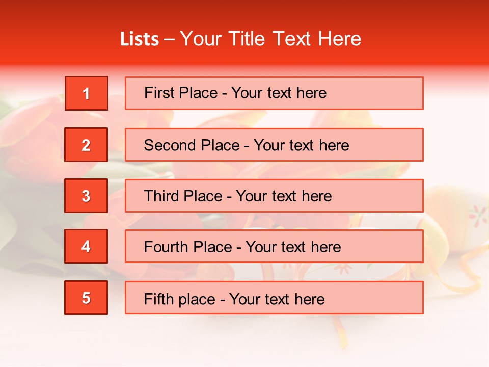 Decoration Holiday Springtime PowerPoint Template