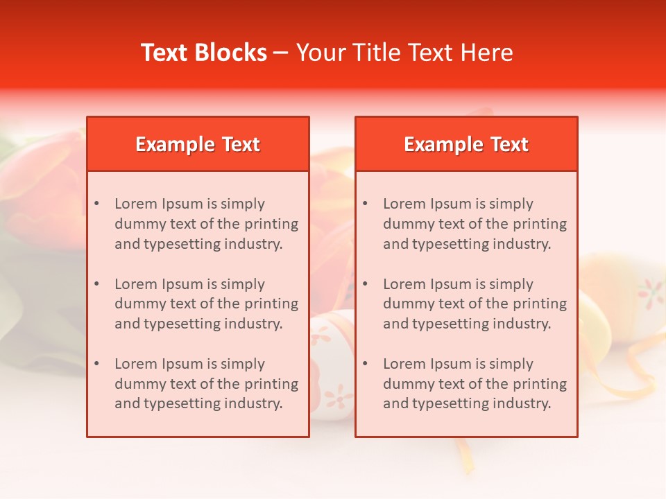 Decoration Holiday Springtime PowerPoint Template