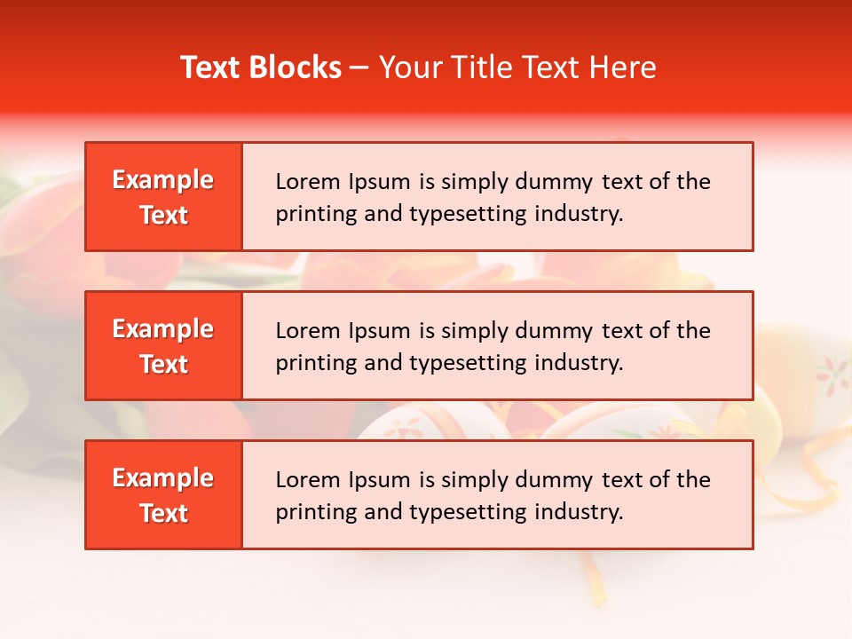 Decoration Holiday Springtime PowerPoint Template