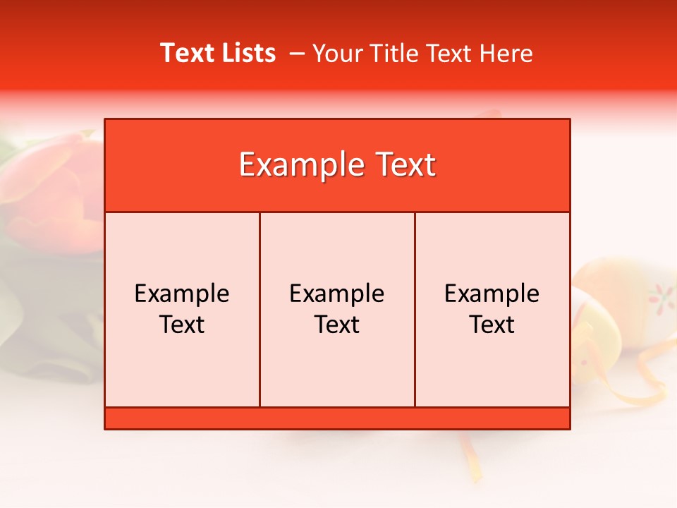 Decoration Holiday Springtime PowerPoint Template