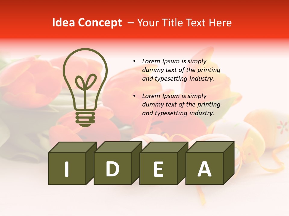 Decoration Holiday Springtime PowerPoint Template