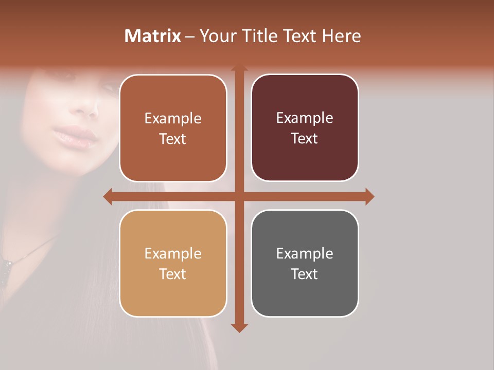 Luxury Shampoo Sensuality PowerPoint Template