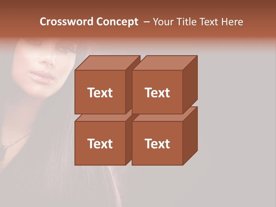 Luxury Shampoo Sensuality PowerPoint Template