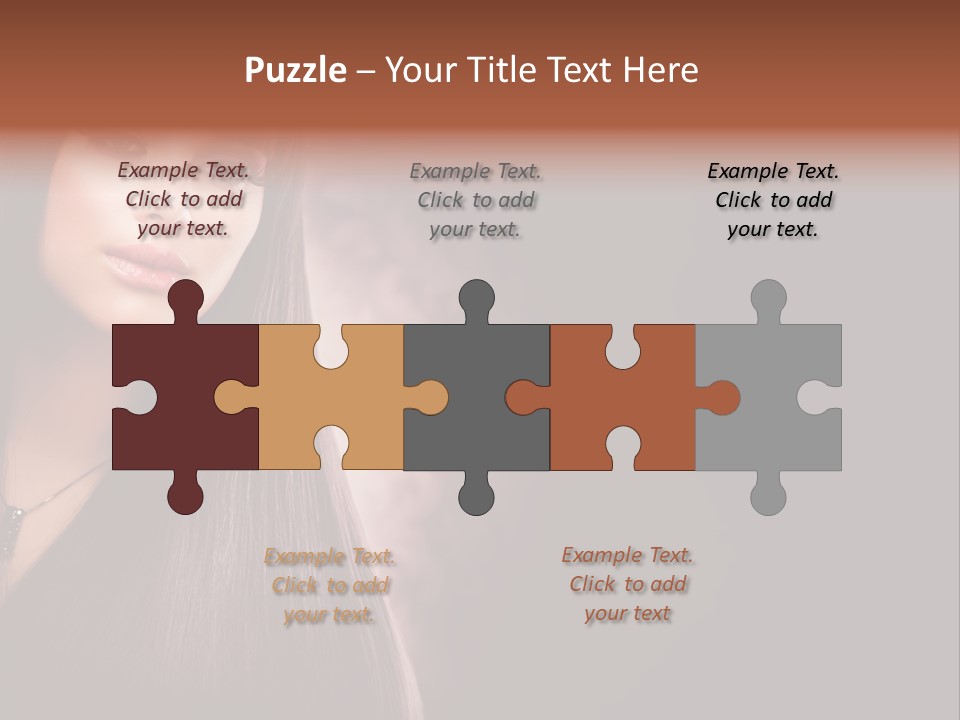 Luxury Shampoo Sensuality PowerPoint Template