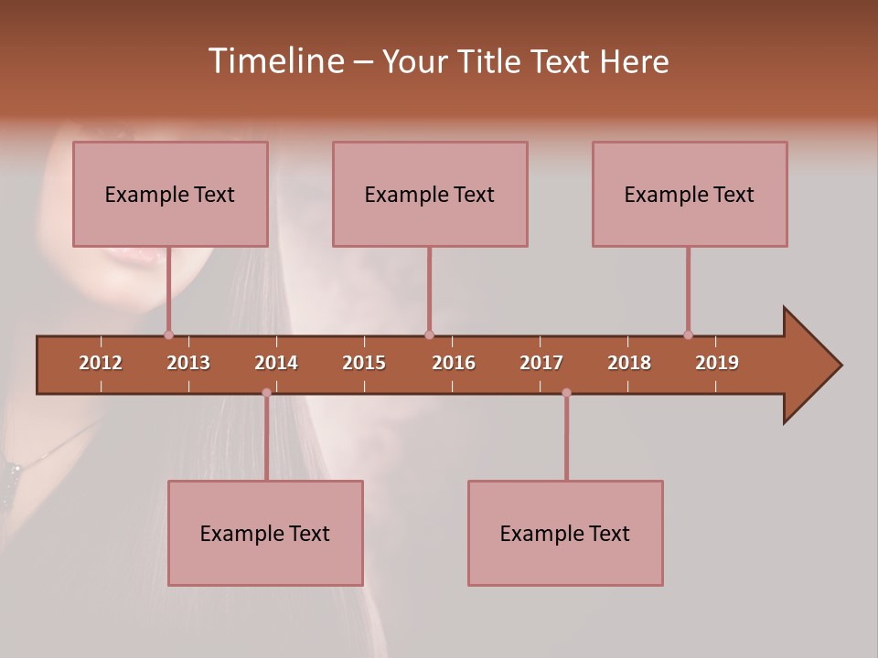 Luxury Shampoo Sensuality PowerPoint Template