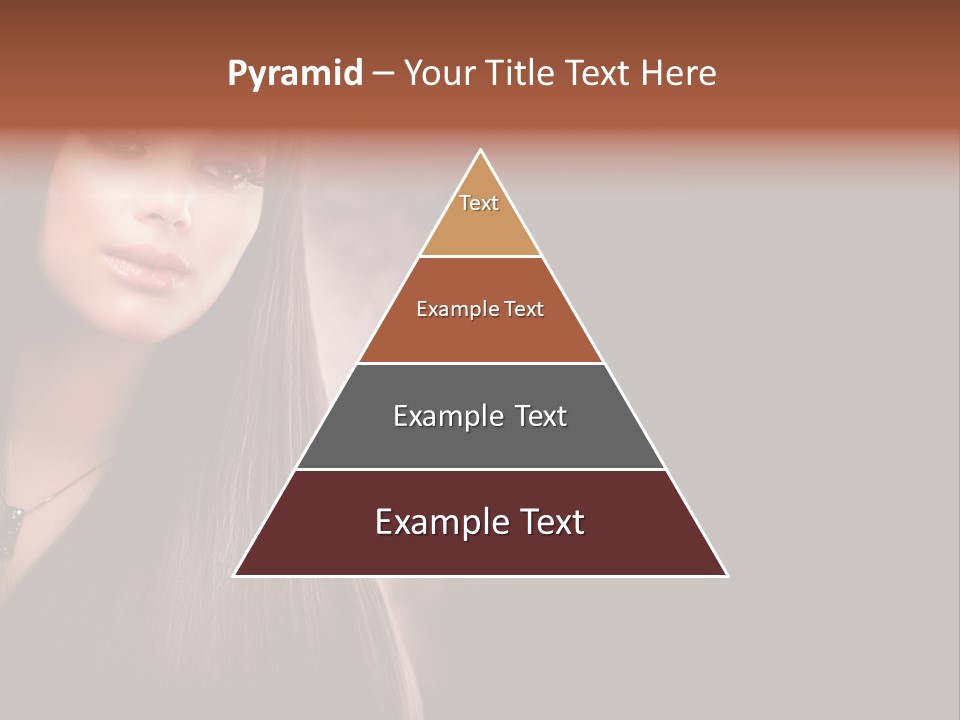 Luxury Shampoo Sensuality PowerPoint Template