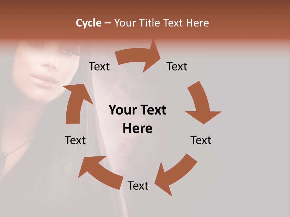 Luxury Shampoo Sensuality PowerPoint Template