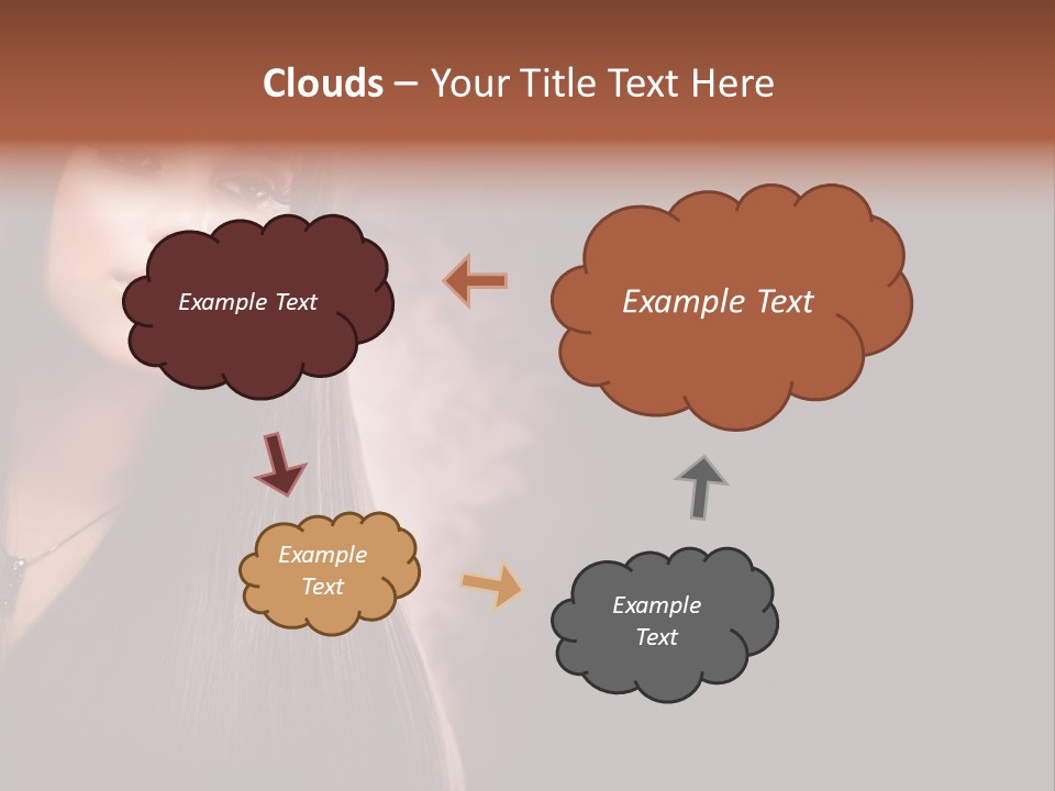 Luxury Shampoo Sensuality PowerPoint Template