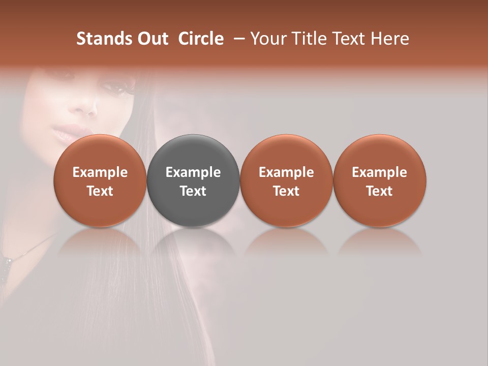 Luxury Shampoo Sensuality PowerPoint Template