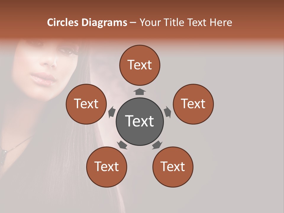 Luxury Shampoo Sensuality PowerPoint Template