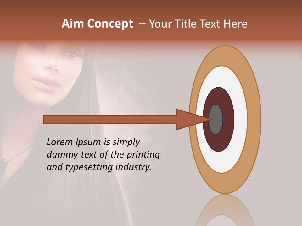 Luxury Shampoo Sensuality PowerPoint Template