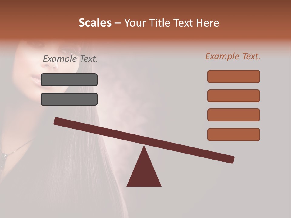 Luxury Shampoo Sensuality PowerPoint Template