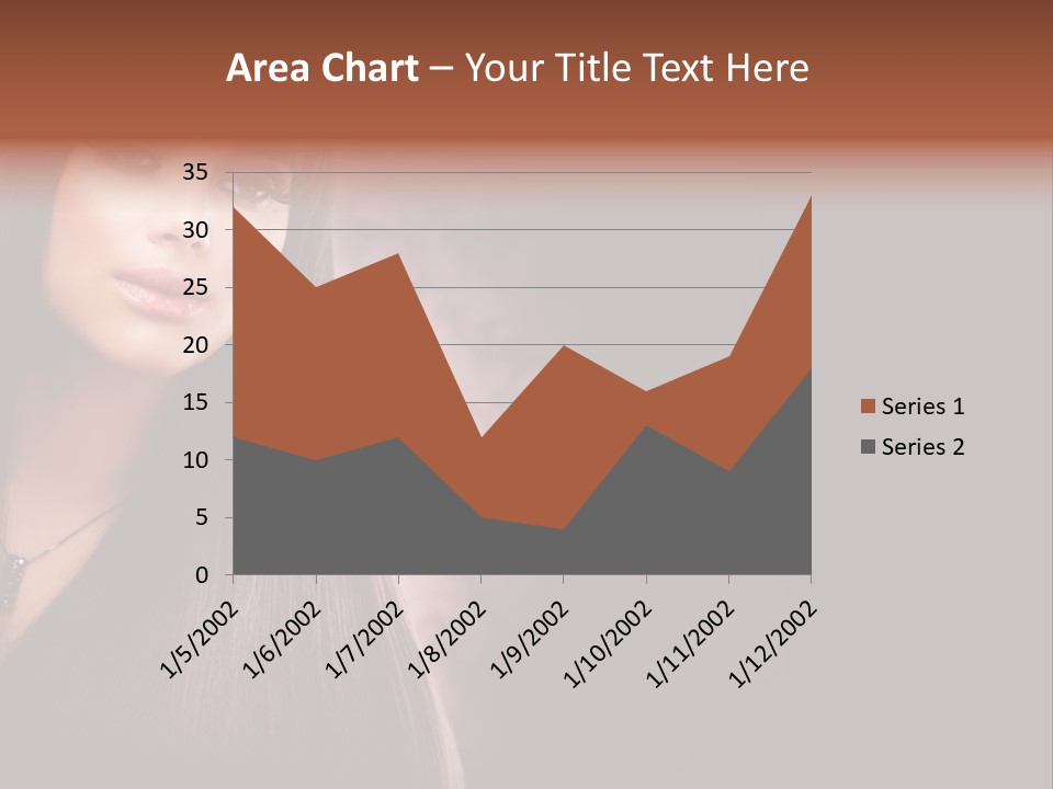 Luxury Shampoo Sensuality PowerPoint Template