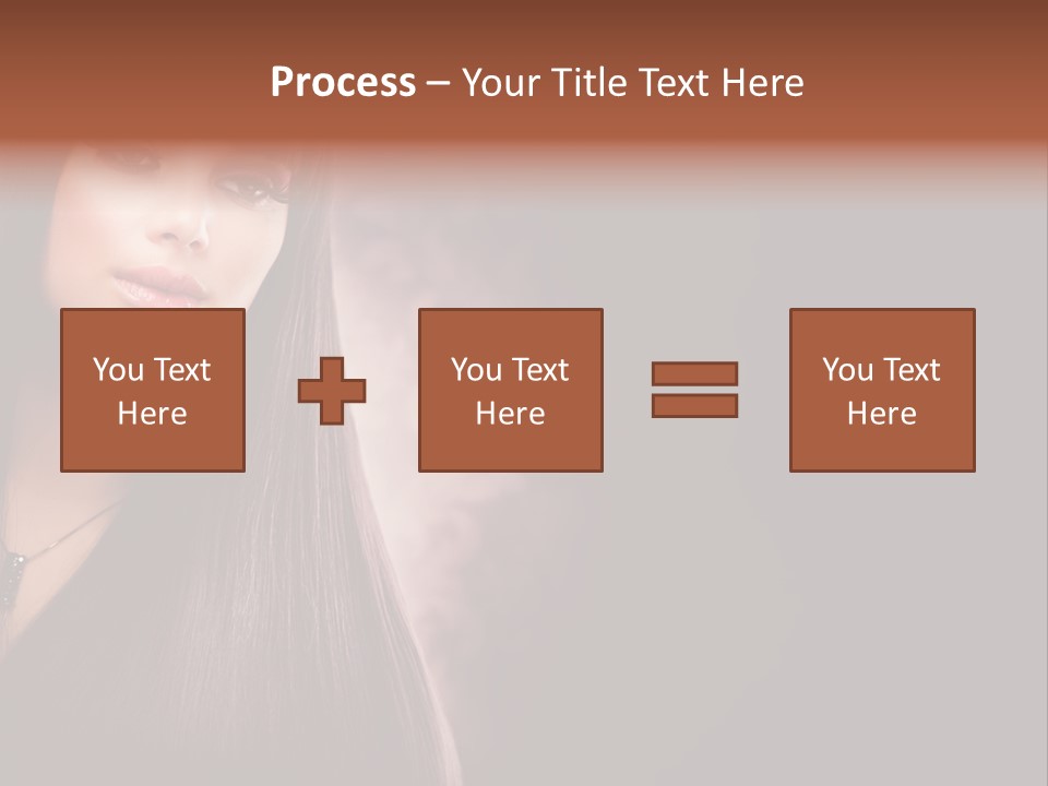 Luxury Shampoo Sensuality PowerPoint Template