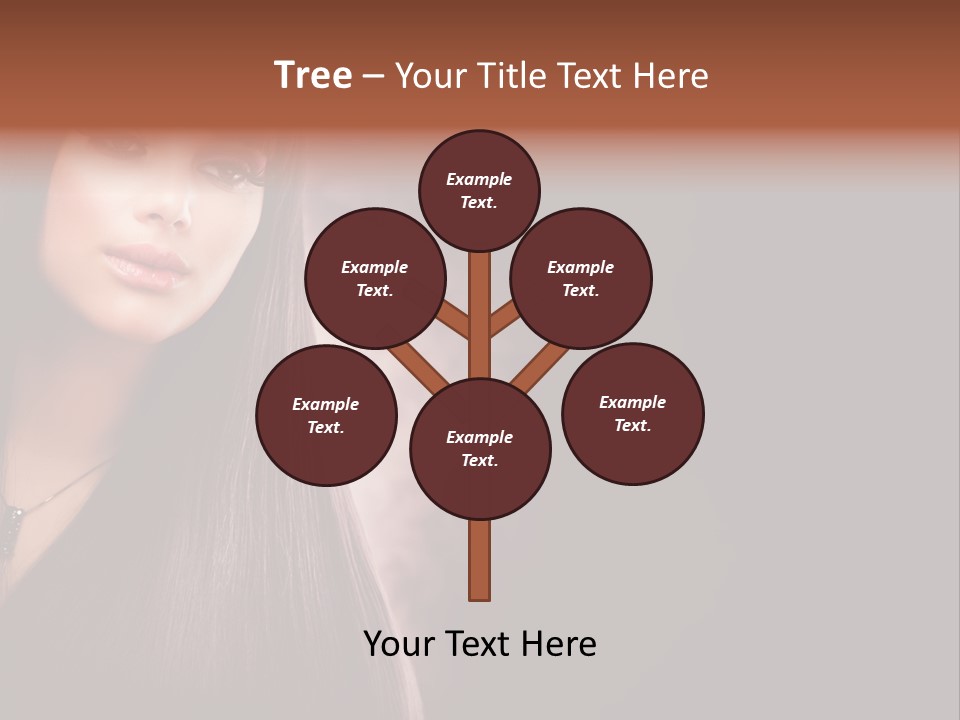 Luxury Shampoo Sensuality PowerPoint Template