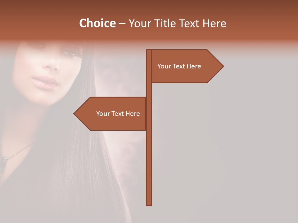 Luxury Shampoo Sensuality PowerPoint Template