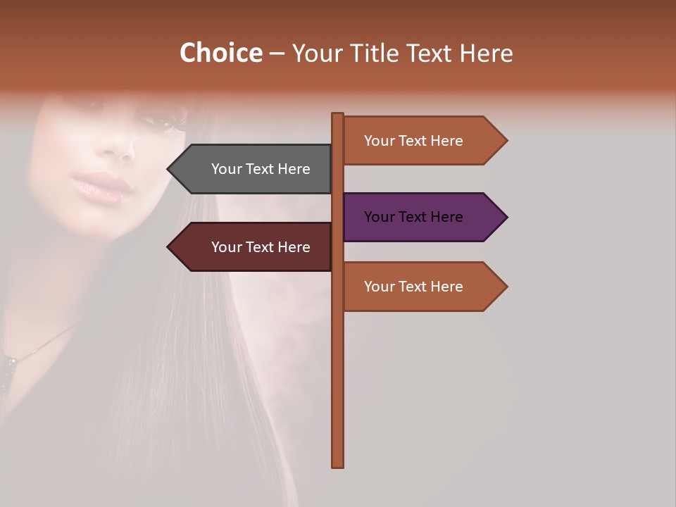 Luxury Shampoo Sensuality PowerPoint Template