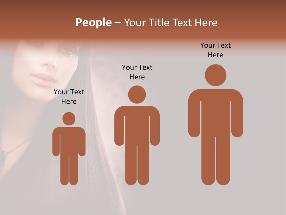 Luxury Shampoo Sensuality PowerPoint Template