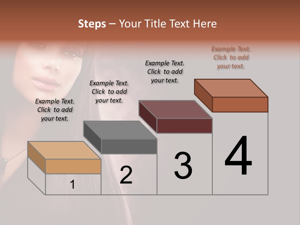 Luxury Shampoo Sensuality PowerPoint Template