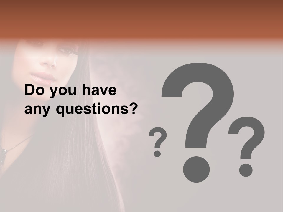 Luxury Shampoo Sensuality PowerPoint Template