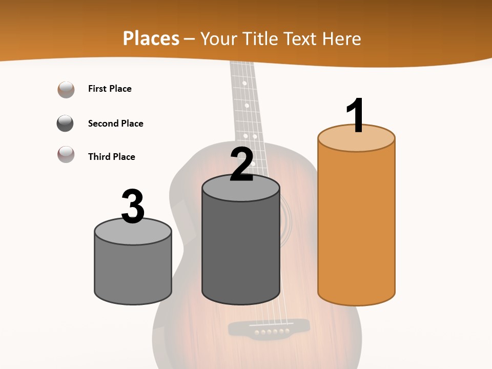 Guitarist Guitar Vintage PowerPoint Template