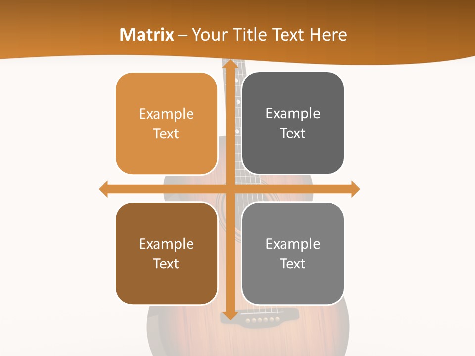 Guitarist Guitar Vintage PowerPoint Template