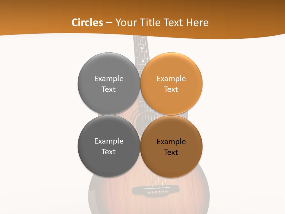 Guitarist Guitar Vintage PowerPoint Template