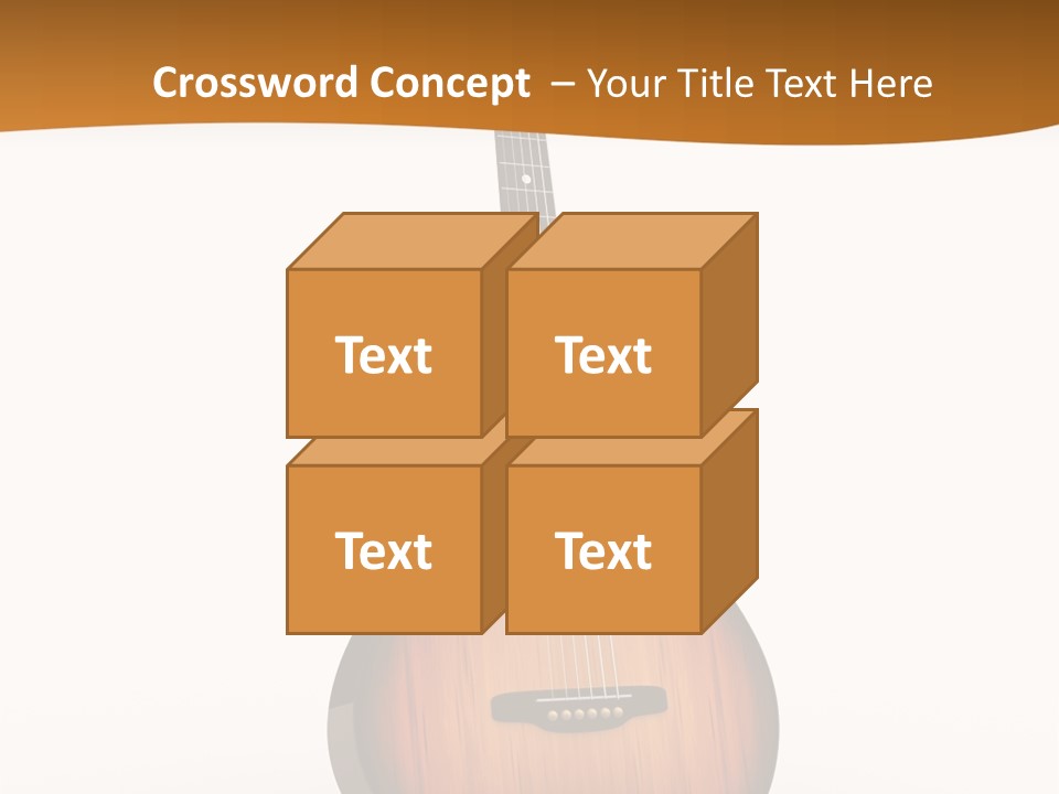 Guitarist Guitar Vintage PowerPoint Template