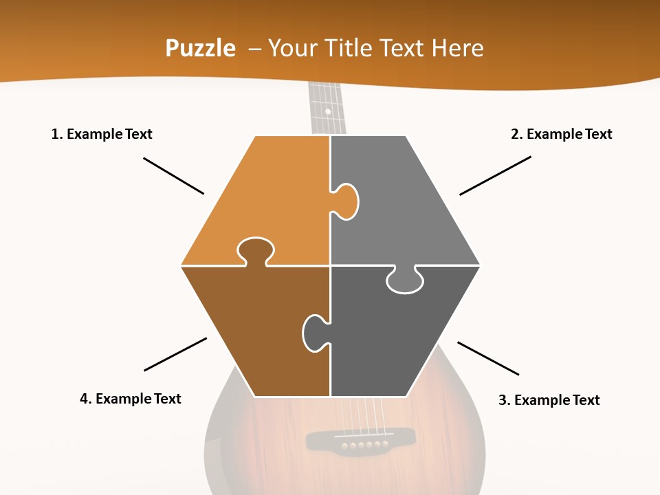 Guitarist Guitar Vintage PowerPoint Template