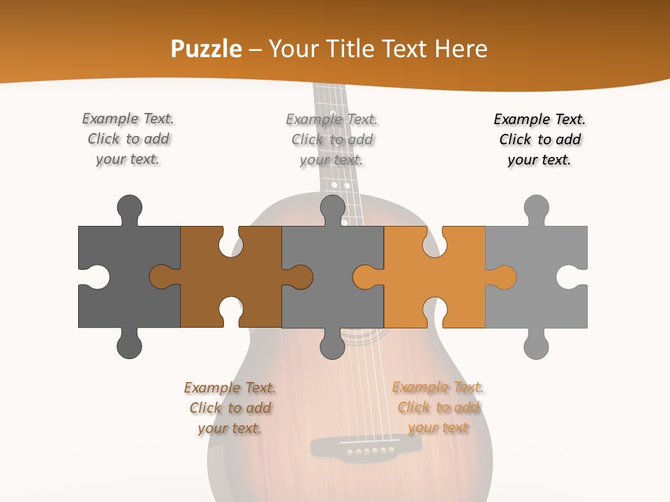 Guitarist Guitar Vintage PowerPoint Template