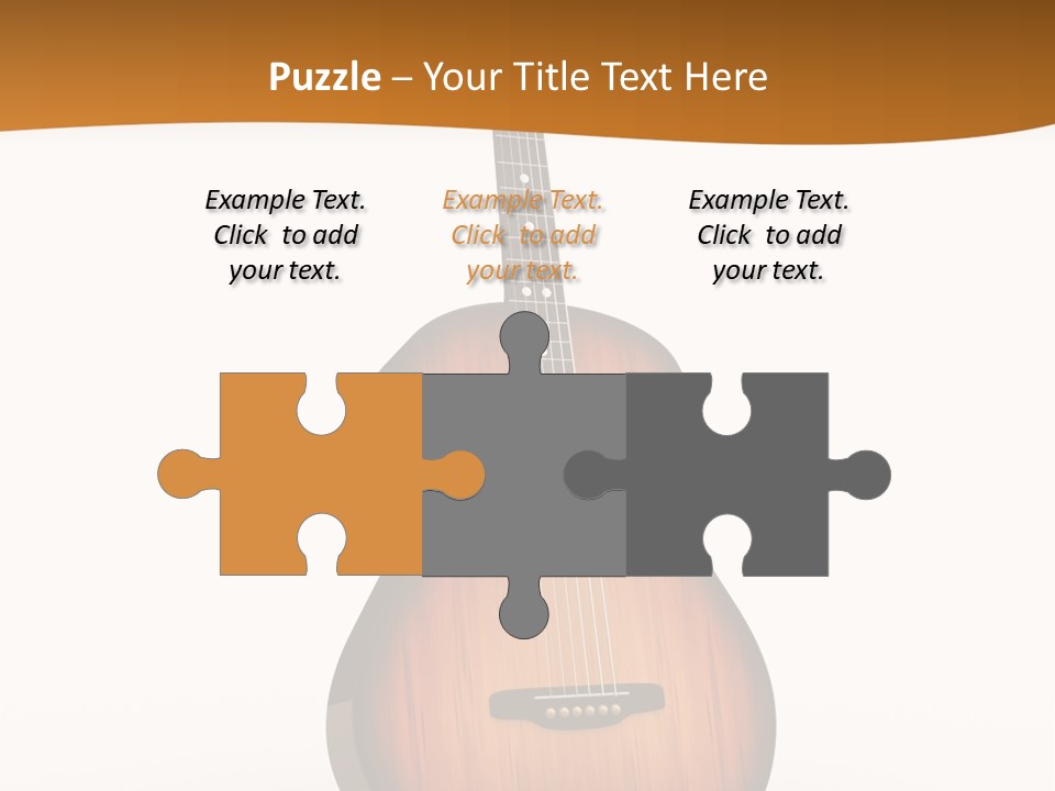 Guitarist Guitar Vintage PowerPoint Template