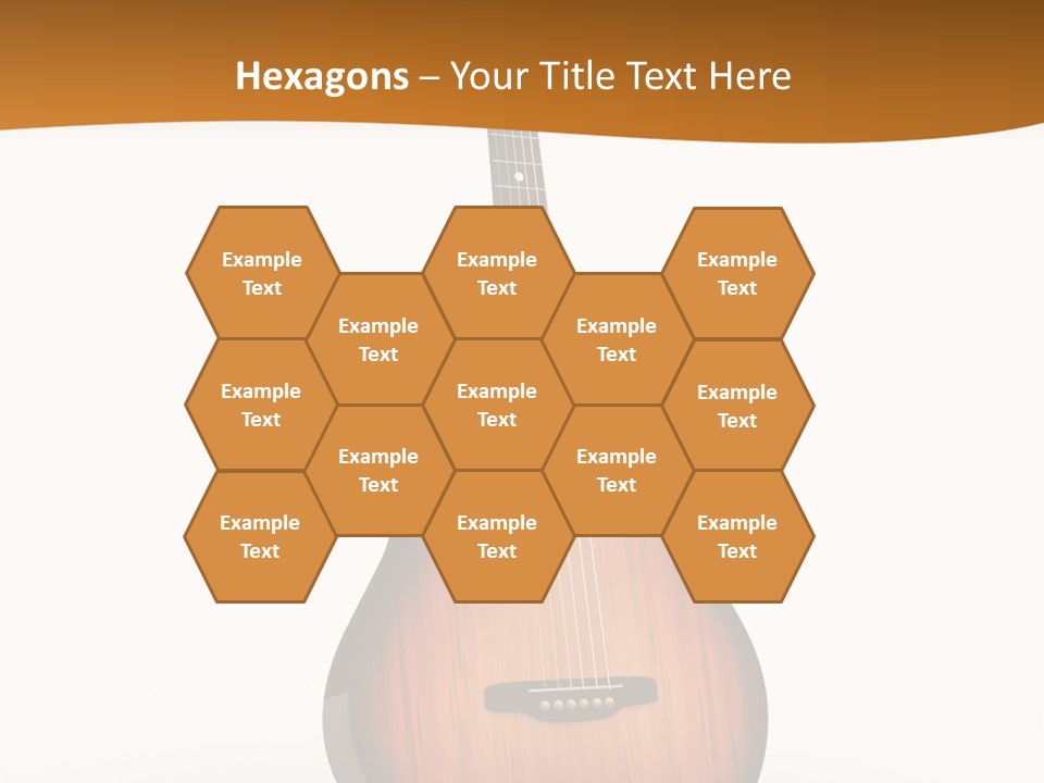 Guitarist Guitar Vintage PowerPoint Template