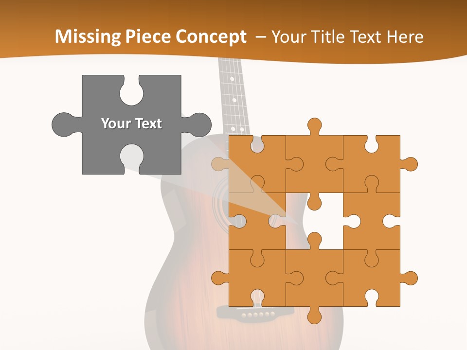 Guitarist Guitar Vintage PowerPoint Template