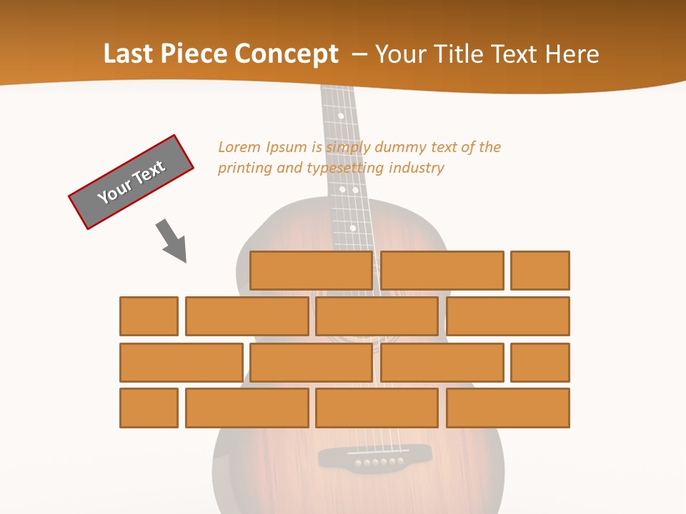 Guitarist Guitar Vintage PowerPoint Template