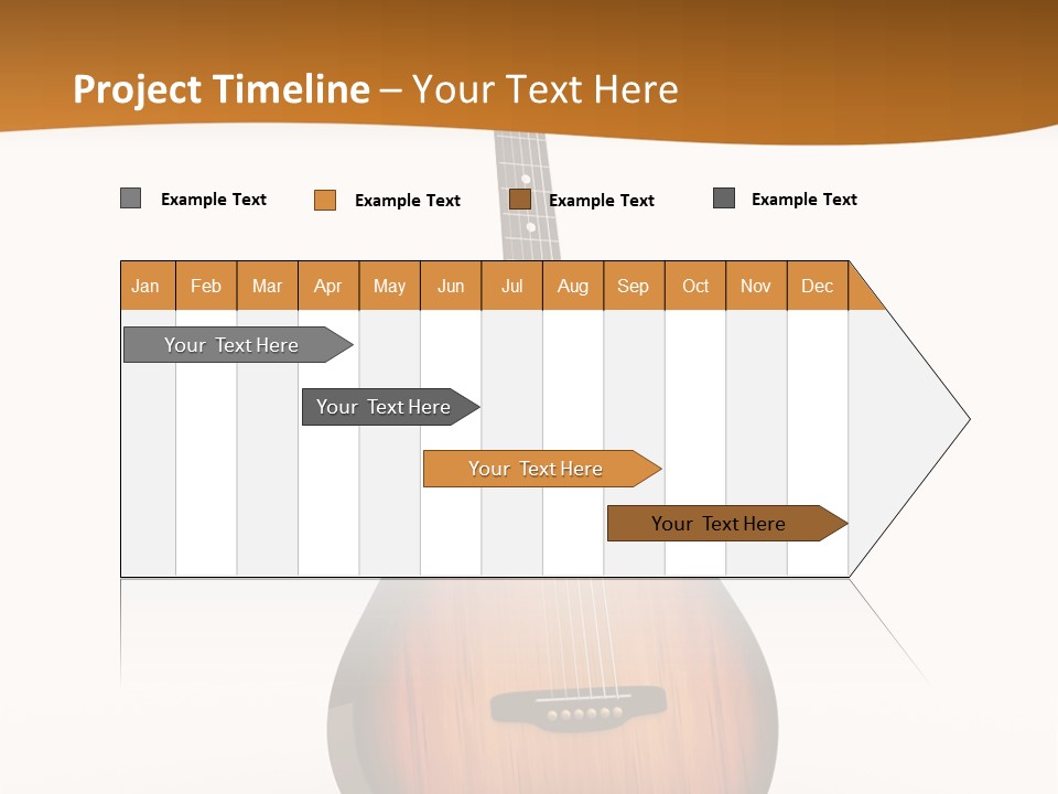 Guitarist Guitar Vintage PowerPoint Template