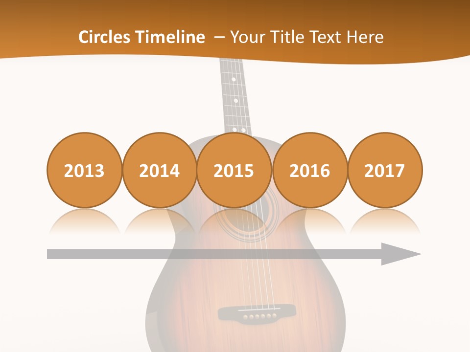 Guitarist Guitar Vintage PowerPoint Template