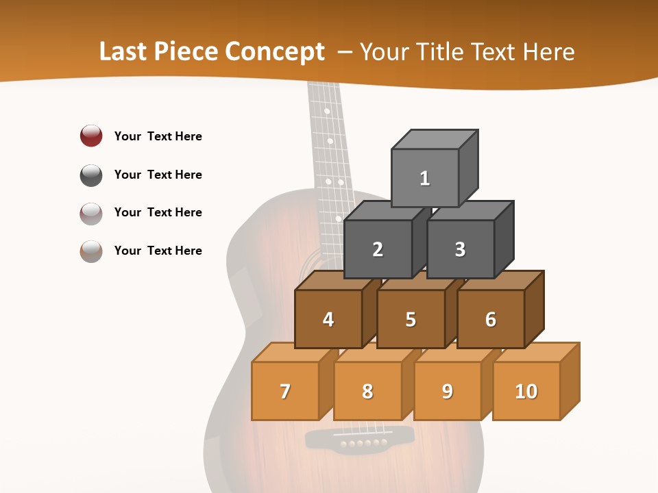 Guitarist Guitar Vintage PowerPoint Template