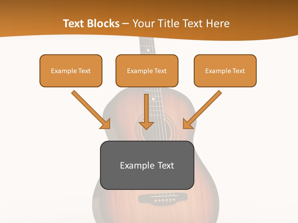 Guitarist Guitar Vintage PowerPoint Template